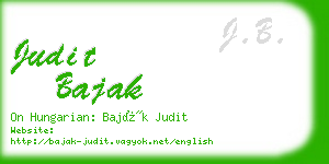 judit bajak business card